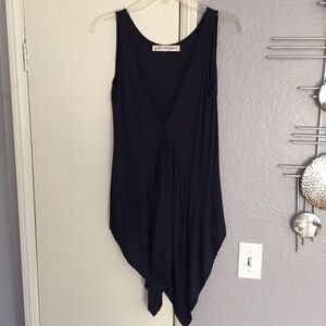 NEW Graham & Spencer blue drape sleeveless top S